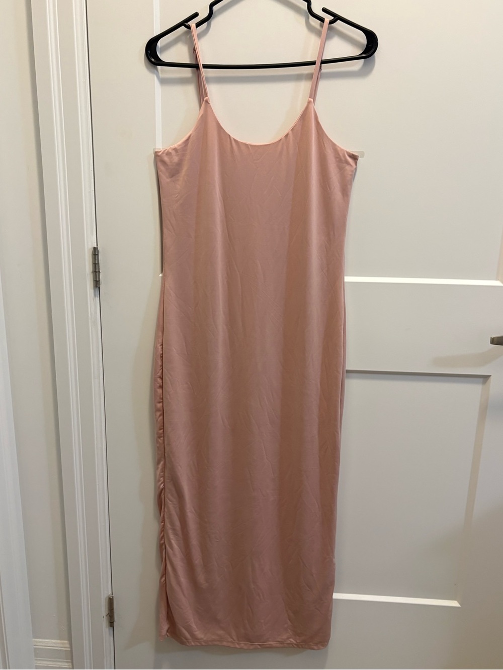 Pink Bodycon Maxi Dress #117